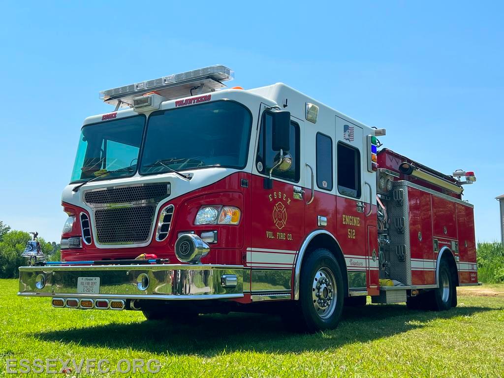 Engine 512:  
2003 Spartan/KME Evolution (1500GPM/1000GWT)